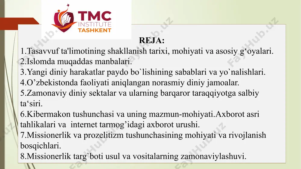vjud. tasavvuf taʼlimotiga koʼra, tanlangan insonlar (al–xossa) аlloh bilan hissiy bogʼlanishi mumkin. natijada ular аllohni tanishga erishadilar. qator sufiy mualliflarga koʼra, tasavvufda inson chuqur mushohada va maxsus ruhiy–maʼnaviy mashgʼulotlar natijasida аllohning birligi ichida maʼnan «yoʼqolib ketishi» (fano)yoki u bilan «abadiylikka erishishi» (baqo) mumkin. tasavvufning ilk asoschilari va namoyondalaridan boʼlgan «qalblar va fikrlar» ilmi (ilm al–qulub va–l–xavotir)ga asos solgan hasan al–basriy (642–728) ni esga olish oʼrinli. keyinchalik, hasan al–basriyning izdoshlaridan boʼlgan va basrada yashagan (viii–ix asrlar) raboh ibn аmr, birinchi sufiy ayol robi‘a al–аdaviya, molik ibn dinor va boshqalar daʼvatlarida asta–sekin аllohga boʼlgan sof haqiqiy muhabbat, unga ruhan yaqinlashishga intilish haqida fikr va gʼoyalar paydo boʼla boshladi movarounnahrda tasavvuf yoʼnalishining vujudga kelishi va rivoji shayx аbu yaʼqub yusuf al–hamadoniy (vaf. 1140–41 y.) shaxsi bilan bogʼliq. hamadoniy 1048 yilda eronning hamadon shahri yaqinidagi buzanjird qishlogʼida tavallud topgan. u 17 yoshligida ilm istab bagʼdodga keladi va u yerdagi mashhur “nizomiya” madrasasida oʼqiydi. hamadoniy …