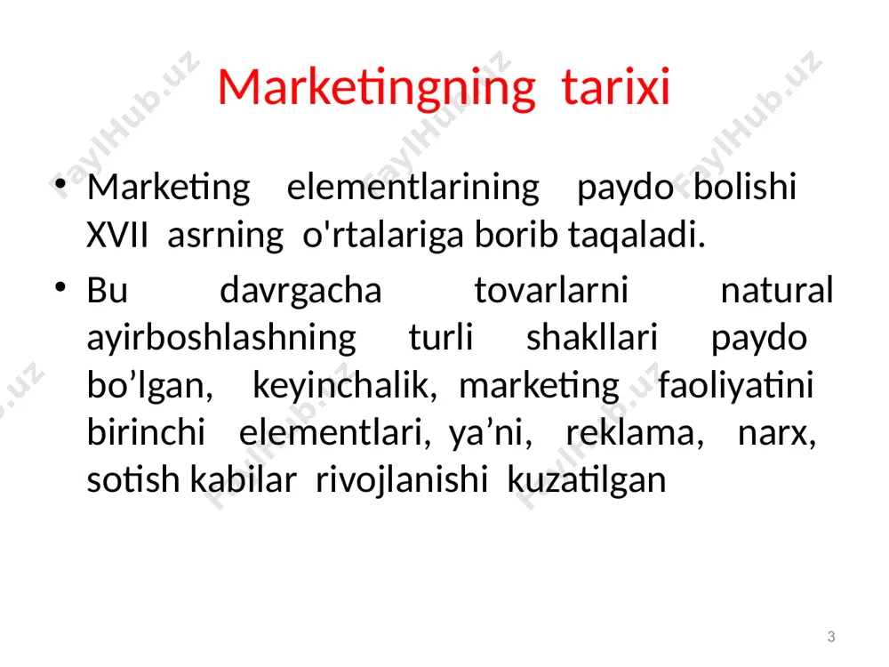 h darajasi sifatini oshirish. 12 iste’molchining ustuvorligi bugungi kunda vaziyat o‘zgarib ishlab chiqaruvchilar uchun mijoz shoh darajasiga yetdi. iste’molchilar sizning mahsulotingiz, xizmatingiz va brendingiz haqidagi fikrini sizga aytish va ta’sir etish xususiyatiga ega bunda asosiy 5 ta sababni ko'rsatib o'tish mumkin 13 iste’molchi doimo haq ba’zi holatlarda xaridor xato fikr bildirishi mumkin, lekin ishlab chiqaruvchi uchun buning ahamiyati yo'q, u har doim iste’molchi ehtiyojini to'liq qondirish uchun javobgar va iste’molchi fikri kompaniya uchun omad kaliti bo‘lib xizmat qiladi 14 mijozlarni saqlab qolish yangilarini jalb qilishdan osonroq statistik ma’lumotlarga qaraganda o‘z mijozlarini saqlab qolish yangisini jalb qilishga ko‘ra, besh marotaba arzonroqqa tushadi 15 shikoyatlar turli manbalar orqali juda tez tarqaladi kompaniya haqidagi har qanday salbiy fikr iste’molchi tomonidan boshqa subyektlarga yetkazilsa kompaniya obro‘sining tushish holati kuzatiladi, shu sababli har bir korxona tushunarsiz holatlar yuzaga kelmasligiga, iloji boricha, harakat qiladi. chunki salbiy xabar raketadan ham tez yuradi 16 xaridorlarsiz biz hech qanday …