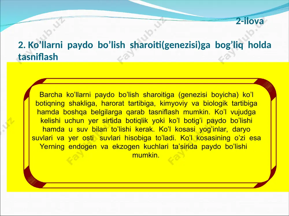 ko'llar va suv ombori - Page 5