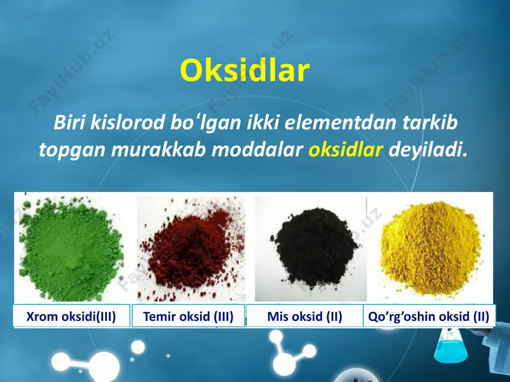 anorganik birikmalar asosiy sinflari - Page 3