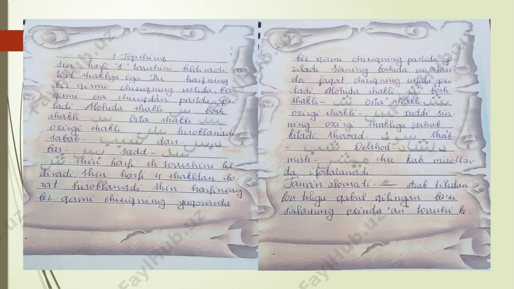 форс тилида син, шин ҳарфлари - Page 4