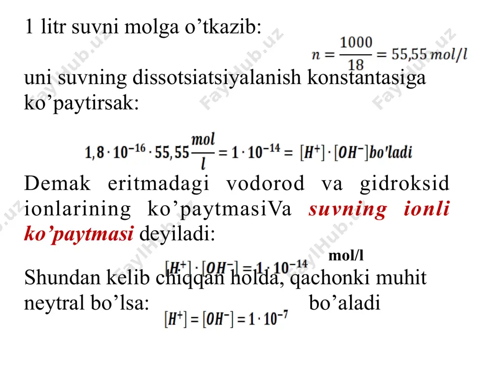 kislota-asosli muvozanat. bufer sistemalar - Page 5