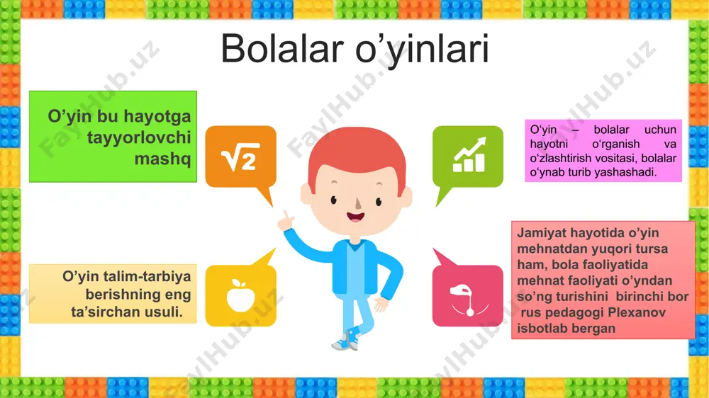 nab ketaver. kel-ho, kel, kel-ho, kel. quvnoq kayfiyatga yo‘g‘rilgan chorlov motivi ustivor. hayqirib, baqirib-chaqirib, shovqin solib kuylash barcha chorlamalar uchun mushtarak xususiyatdir. cheklashmachoqlar 1 o‘zbek bolalari orasida shunday o‘yinlar ko‘pki, aksariyati jiddiy musobaqa xarakteriga va ichki qonun-qoidalarga ega. bolalar shu qonun-qoidalarga g‘ayriixtiyoriy tarzda amal qiladilar va bu jarayonda ichki intizom, tartiblilik va o‘ynash huquqi mas’uliyatini sezish ruhida tarbiyalanadilar. 2 bunday ichki qoidalardan biri – o‘ynagani to‘planishgan bolalarni ikki raqib guruhga taqsimlash masalasidir. bu jiddiy masala bo‘lib, bolalar uni aniq ichki intizom, tartib va quvnoqlik bilan hal qilishda cheklashishga amal qiladilar. 3 cheklashish xalqimiz orasida qadimdan ma’lum. m.qoshg‘ariy “cheklashdi” so‘zining “qur’a tashlash” ma’nosi borligini qayd etgan. o‘tmishda qur’a tashlab tole sinashgan, fol ochib taqdirni oldindan bashorat qilganlar. 4 5 qur’a tashlash hozirgi zamon sportida ham keng qo‘llanilmoqda. bu o‘yindagi cheklashish asosida yuzaga kelgan. cheklashish bo‘lajak ikki raqib guruh onaboshilari tanlangandan so‘ng amalga oshiriladigan o‘yin muqaddimasi bo‘lib, ko‘p hollarda qur’a tashlash yo‘li …