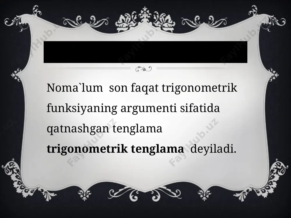 trigonometrik tenglamalar - Page 3