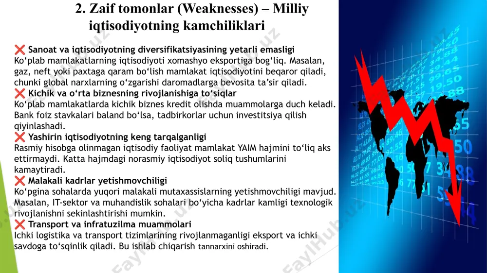 rorlikka erishish, aholi farovonligini oshirish va mamlakatning xalqaro maydondagi pozitsiyasini mustahkamlash mumkin. image1.jpeg image2.jpeg image3.png image4.jpeg /docprops/thumbnail.jpeg