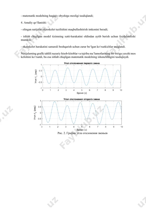 tizimlarning dinamik matematik modelini tuzish va tahlil qilish - Page 4