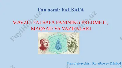 falsafa — PPTX