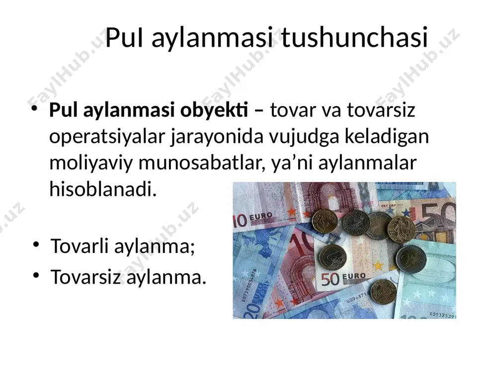 pul aylanmasi va uning tarkibi - Page 5