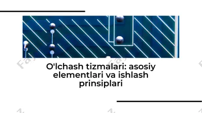 o'lchash tizmalari — PDF