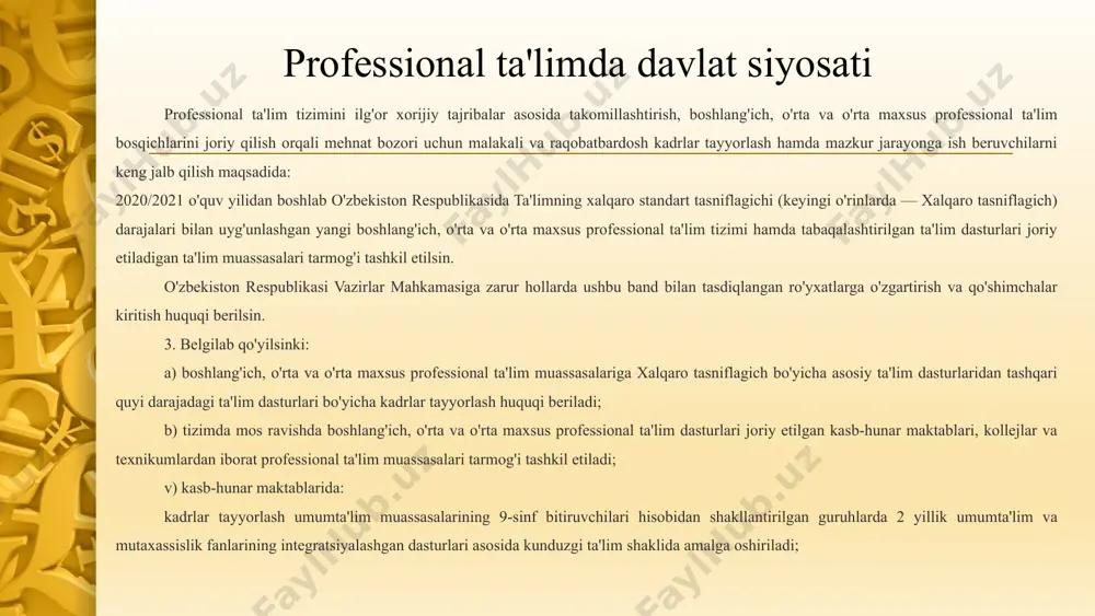 tlar masalalari ko'pchilik tadqiqotchilarni qiziqtiradi. ko'rinib turibdiki, konfliktologiyaning o'z ichki yo'nalishlari ko'p. konfliktologik kayfiyat va xususiyatlarni o'rganish jamiyatdagi inqirozlarning kelib chiqishi va ijtimoiy to'qnashuvlarning oldini olishga ko'mak beradi. ammo bu sohadagi tadqiqotlar unchalik ko'p bo'lmay, mazkur qo'llanmani yozishda konfliktologiya asoslari bo'yicha ingliz, rus va o'zbek tillaridagi ba'zi ma'lum manbalarga tayanildi. 3.2. konfliktologiya haqida chet el tajribasi bo'yicha fikrlar mayamida tashkil etilgan “tinchlik ta'limi tadqiqotlari markazi” ana shunday tashkilotlardan hisoblanadi. rossiya fanlar akademiyasi sotsiologiya instituti qoshida ham “konfliktologik tadqiqotlar markazi” ish olib boradi. ushbu markazlar asosan konfliktli vaziyatlarni oldini olish chora-tadbirlarini ishlab chiqish bilan shug'ullanadilar. konflikt o'zi nima? “konflikt” atamasi “nizo” tushunchasining dastlabki ekvivalenti sanaladi. bu fan o'rganuvchi ob'ektlar nimalardan iborat? konfliktlarni kelib chiqishini, sabab va oqibatlarini o'rganuvchi fan “konfliktologiya” bo'lib, u lotincha “conflictus” – to'qnashuv, “logiya” – ta'limot demakdir. demak, to'qnashuv haqida ta'lim berish, ya'ni to'qnashuv haqidagi fan hisoblanadi. aqshning bir necha universitetlari qoshida konflikt yechimlarini o'rganishga yo'naltirilgan ilmiy-amaliy tadqiqot …