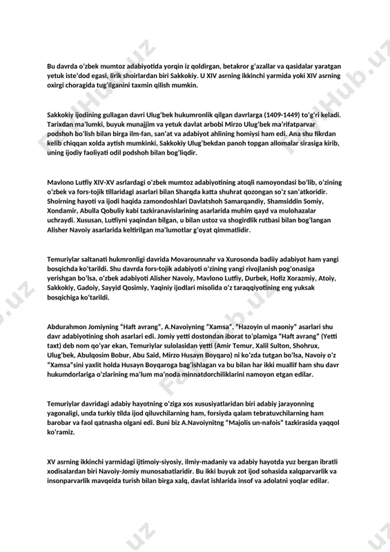 iydir. u 1322-yilning safar oyida hozirgi ashxabod shahri yaqinidagi niso muzofotidagi taftazon qishlog‘ida tug‘ilgan. o‘n olti yoshigacha ilohiyot fanlarini, arab tili, nutq san’ati va mantiq ilmini o‘sha davrning mashxur olimlari al-ijiy va mantiqshunos qutbiddin ar-roziy at-taxtoniydan (1290-1365) o‘rganarkan, uning birinchi ilmiy asari esa seraxs (eron) olimlari orasida mashhur bo‘lib, bu asari orqali madrasa mudarrisi huquqini qo‘lga kiritgan. shu davrdan boshlab u qariyb 30 yil davomida movarounnahr va xuroson bo‘ylab ko‘chib yurib, turli madrasalarda falsafa va mantiqdan dars bergan. so‘ngra temur davlatiga binoan samarqandga kelib umrining oxirigacha shu shaharda ijod etib, temur saroyidagi ko‘psonli ilmiy bahslarda faol qatnashgan. manbalarda qayd etilishicha, samarqandda yashagan mashhur faylasuf mir sayyid sharif jurjoniy va taftozoniy o‘rtasidagi ilmiy bahslar juda keskin va qiziqarli o‘tgan. taftazoniyning ilmiy merosi o‘rta asrlar fanining barcha sohalarini o‘z ichiga olgan bo‘lib, qur’on tafsiridan boshqa asarlari arab tilida yozilgan bu asarlardan xiv-xv asrning ikkinchi yarmigacha movarounnahr va uning atrofidagi madrasalarda o‘quv qo‘llanmasi …