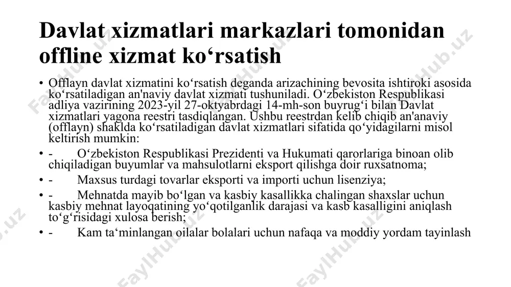 4-mavzu. davlat xizmatlarini ko‘rsatish shakllari - Page 5