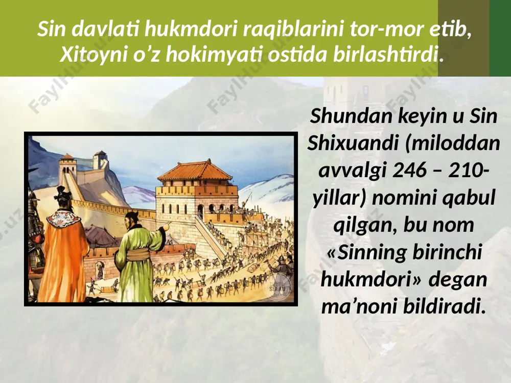 miloddan avvalgi iii–milodiy ii asrlarda xitoy. 6- sinf - Page 3