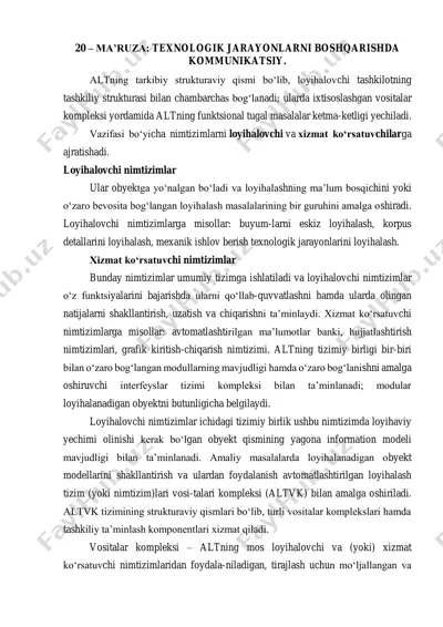 texnologik jarayonlarni boshqarishda kommunikatsiy — PDF