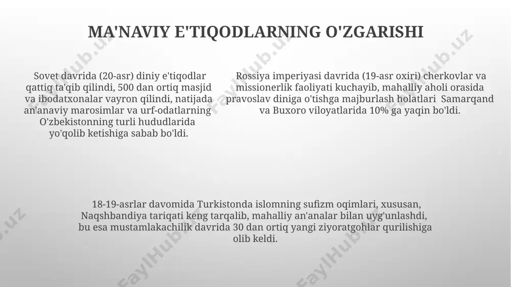 mustamlakachilik va qaramlik yillarda ma'naviyat - Page 5
