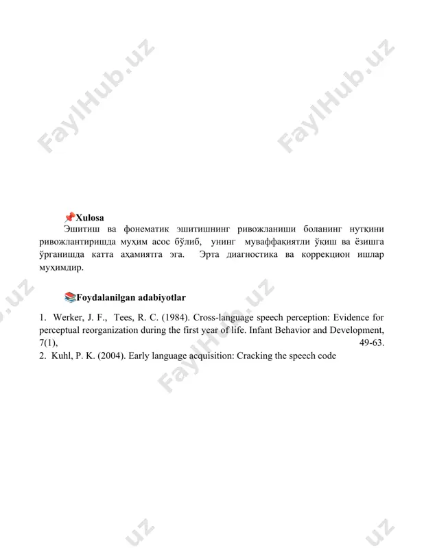 nutqiy va fonematik eshitishni rivojlantirish - Page 5
