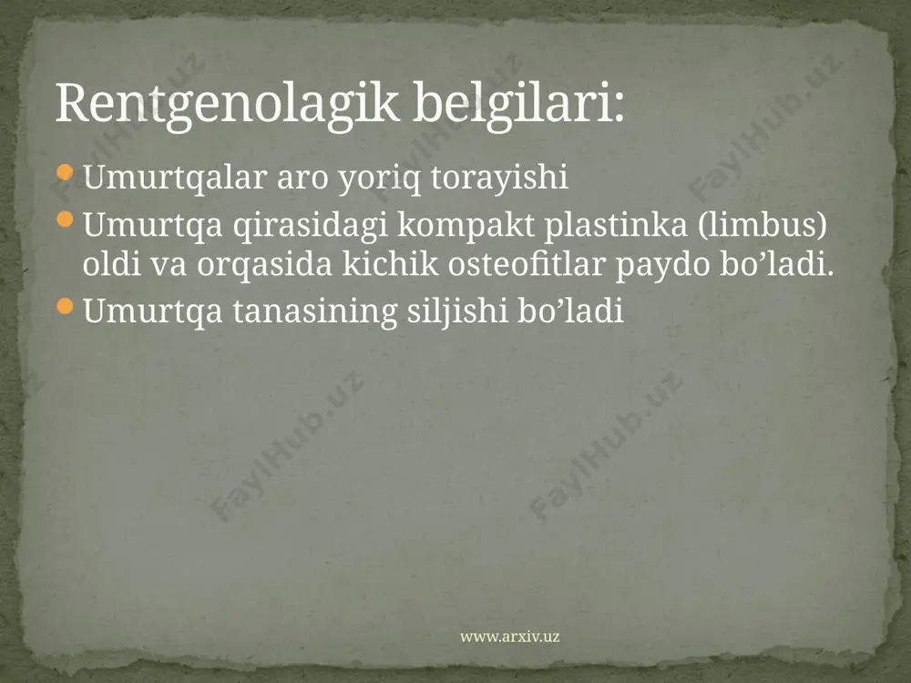 umurtqa pag’onasining degenerativ kasalliklarining nur tashxisi - Page 4
