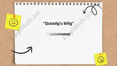 qutadg'u bilig — PPTX