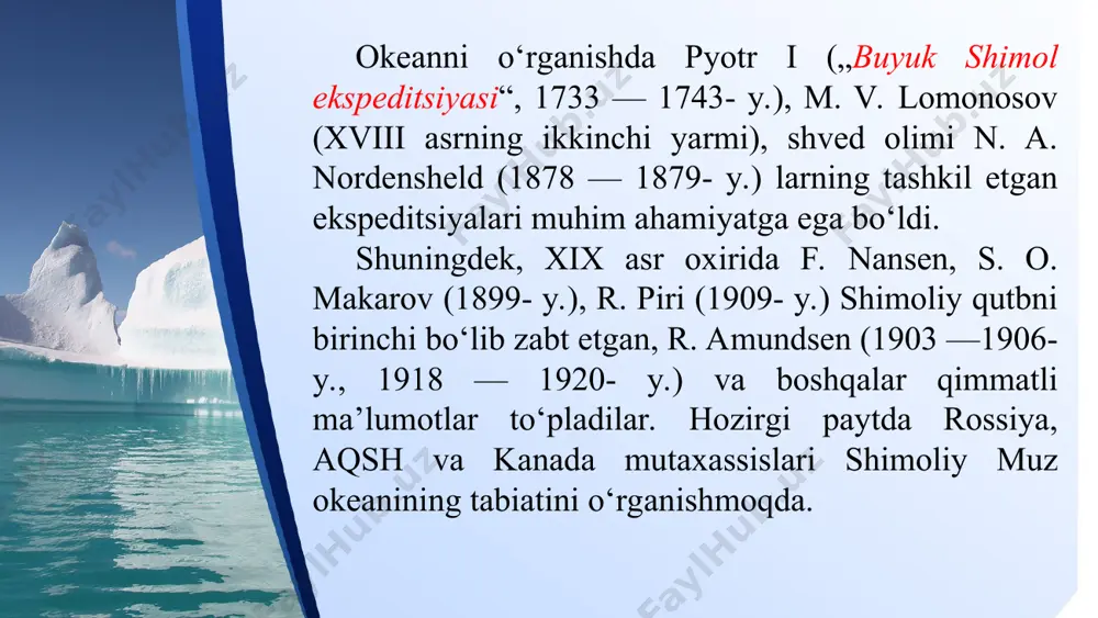 shimoliy muz okeani 6-sinf - Page 5