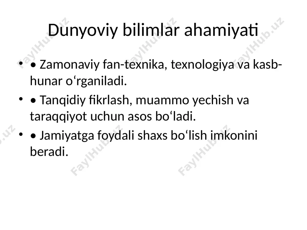 talabaning ongiga diniy va dunyoviy bilimlarni singdirish - Page 4