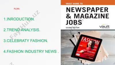 newspaper magazine jobs — PPTX