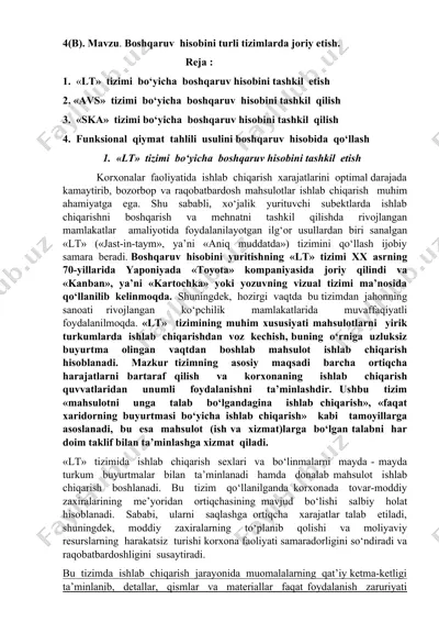 boshqaruv hisobini turli tizimlarda joriy etish — DOCX