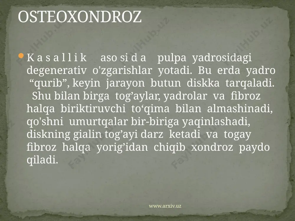 umurtqa pag’onasining degenerativ kasalliklarining nur tashxisi - Page 3