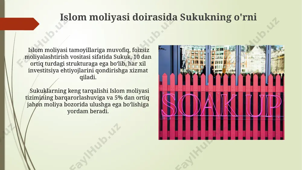 sukuk va uning turlari, qimmatli qogʻozlarning bozorga oʻrni - Page 4