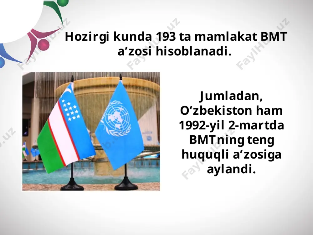 birlashgan millatlar tashkilotining maqsadlari va vazifalari - Page 3