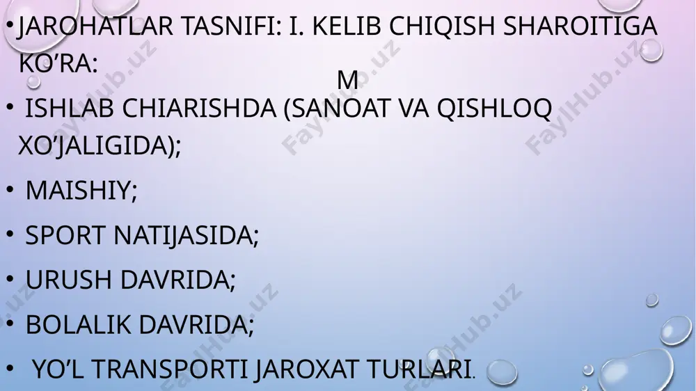 i, uning sezuvchanligi pasayadi, yuzasi notekis va xiralashgan kulrang tusga kirgani uchun xiralashgan oynani eslatadi. ko’rish o’tkirligi sezilarli darajada pasayadi. og’ir darajali kuyishlarda qovoq terisining xamma qavatlari zararlanadi, kon’yunktiva va shox parda nekrozga uchraydi. shox parda rangpar-oqish xiralashgan bo’lib, oqish chinni plastinka ko’rinishida bo’ladi (15.6-rasm), shox parda sezuvchanligi butunlay yo’qoladi, ko’rish o’tkirligi keskin pasaygan, xatto yorug’likni sezish darajasida bo’lishi mumkin. o’ta og’ir darajali kuyishlarda ko’ruv a’zosi qaytarib bo’lmas o’zgarishlar xosil bo’ladi, ya’ni barcha to’qimalar chuqur nekrozga uchraydi, qo’pol vaskulyarizatsiyalarngan chandiq xosil bo’ladi (14.7-rasm), ko’z olmasi qovoq bilan, ba’zan esa kon’yunktiva bo’shlig’ini butunlay bitishib ketishi kuzatiladi. image1.png image2.png image4.png image5.jpeg image6.jpeg image7.jpeg image8.jpeg image9.jpeg image10.jpeg image11.jpeg image12.jpeg image13.jpeg image14.jpeg image15.jpeg image16.jpeg image17.jpeg image18.jpeg image19.png image3.png /docprops/thumbnail.jpeg