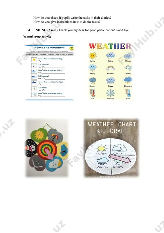 lesson plan: vacation and seasons for 7th grade english language - Page 5