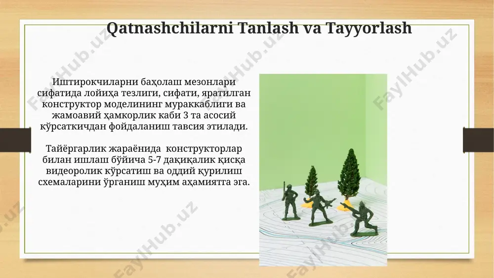 yinchi uchun kamida 3 ta asosiy qurilish vositasi va 5 ta qo'shimcha materiallar taqsimlanadi. o'yin jarayonida taxminan 15-25% materiallar zahira sifatida ajratiladi, chunki buzilish yoki yo'qotish ehtimoli mavjud, shuningdek, 5% materiallar qo'shimcha loyihalar uchun mo'ljallangan. o'yinlarning turlari multiplayer rejimida raqobatlashish yoki kooperativ rejimda birgalikda yirik loyihalarni, masalan, 200 qavatli osmono'par binolarni qurish mumkin. qurilish o'yinlari 2d va 3d formatlarda, strategik va simulyatsion janrlarda, shuningdek, 1-10 gacha o'yinchilar uchun mo'ljallangan holda taqdim etiladi. xavfsizlik qoidalari qurilish maydonchasida 5 kishidan ortiq guruh bo'lsa, har bir guruh uchun alohida xavfsizlik texnikasi bo'yicha mutaxassis tayinlanishi shart. elektr jihozlarini ishlatishdan oldin, elektr toki urishining oldini olish uchun 1000v dan yuqori kuchlanishdagi simlarga tegmaslik bo'yicha 3 bosqichli tekshiruvdan o'tish zarur. e'tiboringiz uchun rahmat @taqdimot_robot image7.jpg image8.jpg image9.jpg image10.jpg image11.jpg image12.jpg image13.jpg image14.jpg image15.jpg image16.jpg image17.jpg image18.jpg image3.png image4.png