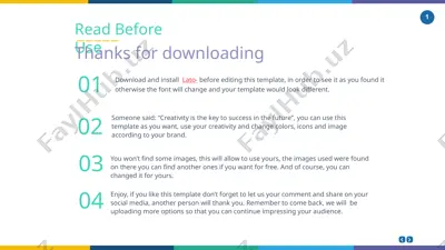 powerpoint infografika maqola — PPTX