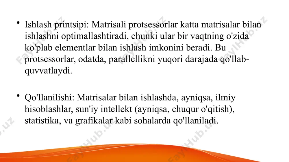 matrisali va vektorli protsessorlar - Page 5