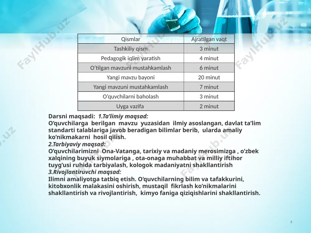 kimyota`limyo`nalishi320-guruh talabasiazamkulovo’lmas - Page 4