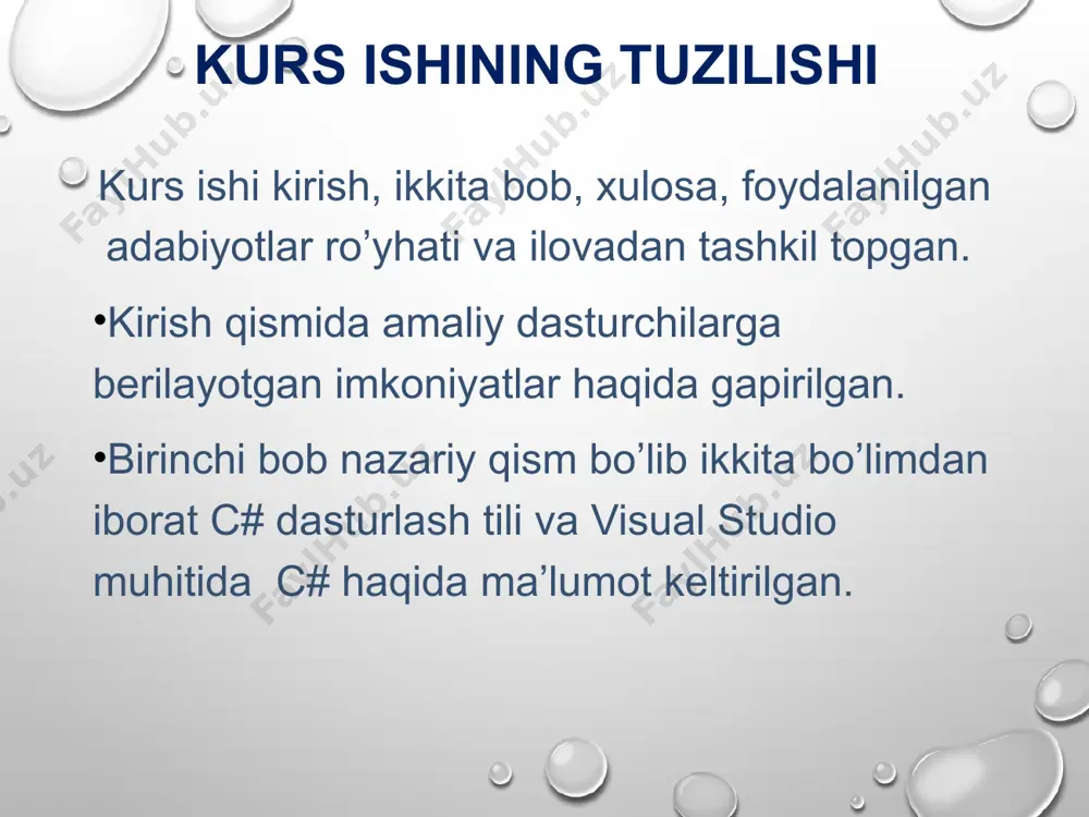 c# dasturlash tilida menustrip komponentasi yordamida dasturlar yaratish - Page 3