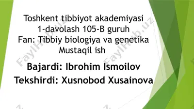 tasmasimon chuvalchanglar- cestodes — PPTX