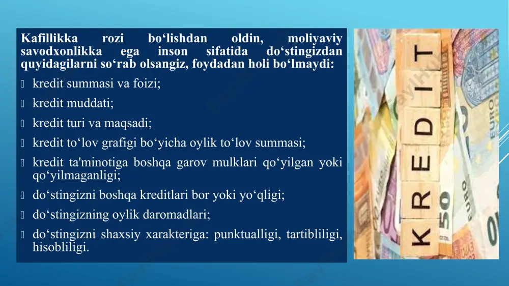 kafillik - majburiyatlarni bajarilishini ta’minlash usuli sifatida - Page 5