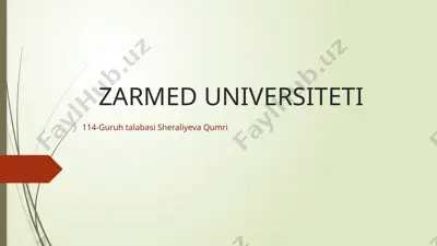 ovqathazmqilinishiningbuzilishi — PPT