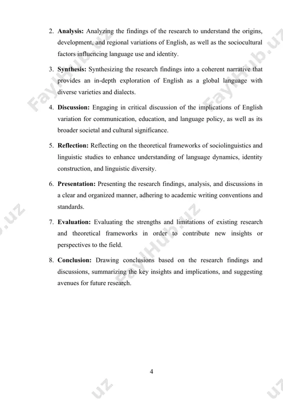 pectives to the field. 8. conclusion: drawing conclusions based on the research findings and discussions, summarizing the key insights and implications, and suggesting avenues for future research. chapter i major varieties of english 1.1 british english british english, with its rich history and diverse regional variations, stands as a testament to the evolution of the english language. rooted in the ancient tongues of the anglo-saxons, british english has undergone centuries of transformation, shaped by waves of invasion, migration, and cultural exchange. from the celtic influences of pre-roman britain to the latin and old norse contributions of the medieval period, british english emerged as a distinct linguistic entity, characterized by its unique vocabulary, pronunciation, and grammar. the norman conquest of 1066 brought further linguistic upheaval, introducing french elements into the english lexicon and laying the foundation for the middle english period. during this era, the works of chaucer and the emergence …