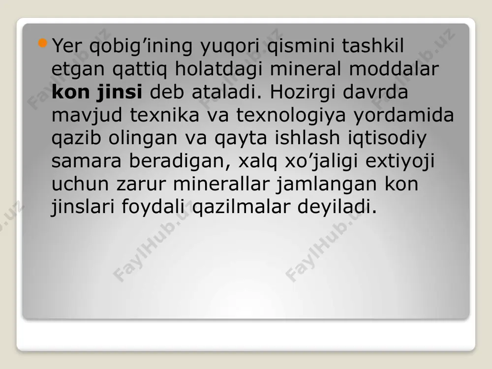 metallurgiyada qo‘llaniladigan xomashyo materiallari - Page 2