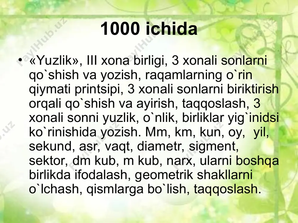 boshlang`ich sinfda matematika o`qitishni umumiy masalalari - Page 4