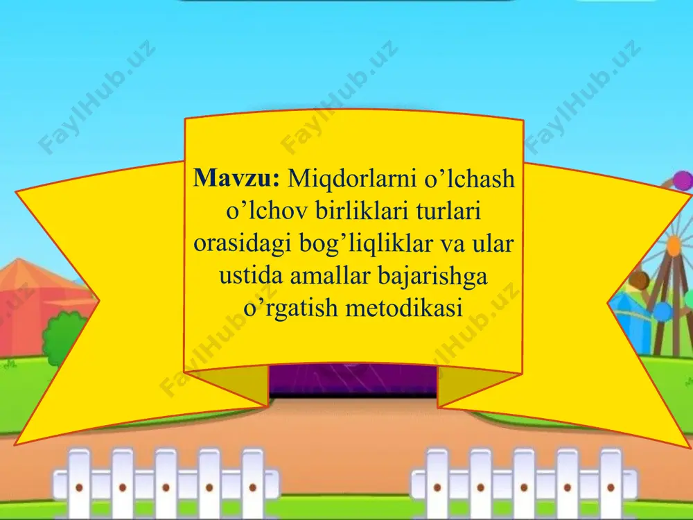 . og’irlik – massaning tezlanishga ko’paytmasidan iborat bo’lgan kuchdir. shuning uchun bolalarga savol berilganda “ushbu predmetning og’irligi qancha?” deb emas, “ushbu predmetning massasi qancha?” deb so’rash joiz bo’ladi. savolning bunday shaklda qo’yilishi birinchi sinfdanoq joriy qilingan. massa haqida tasavvurni shakllantirish metodikasida quyidagi bosqichlarni ajratish mumkin: bolalarda massa haqida qanday tushuncha borligini aniqlab olish kerak. buning uchun o’qituvchi shunday vaziyatdan foydalanishi mumkin: stolga ikkita bir xil rangli va o’lchamli ikkita kubikni qo’yish lozim (ularning birini yog’ochdan, ikkinchisini kartondan yasash mumkin, ularning tashqi tomondan farqi bo’lmasligi kerak). o’qituvchi bu ikkala kubik bir xil bo’lsa ham, ularning o’rtasida farqlar borligini tushuntirishi kerak. shunda bolalarda bu farq nimada ekanligiga qiziqish uyg’onadi. ba’zi bolalar esa kubiklarni yaqindan va hatto ko’tarib ko’rishga harakat qilishadi. shunda o’qituvchi “og’irroq”, va “yengilroq” predmetning massasi bilan bog’liq sifati ekanligini tushuntiradi. amaliy ishlar so’zlar so’zlar yordamida ifodalanishi bilan kuzatiladi. uzunliklri bo’yicha “teng”, “teng emas” so’zlarining mazmunlari “bir xil”, “uzunroq”, “qisqaroq” kabi …