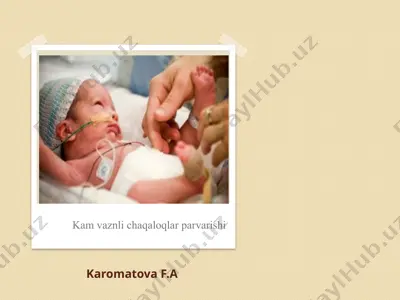 kamvaznlicha qaloqlar parvarishi — PPTX