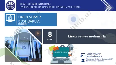linuxserver boshqaruvchi — PPTX