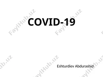 covid-19 — PPTX
