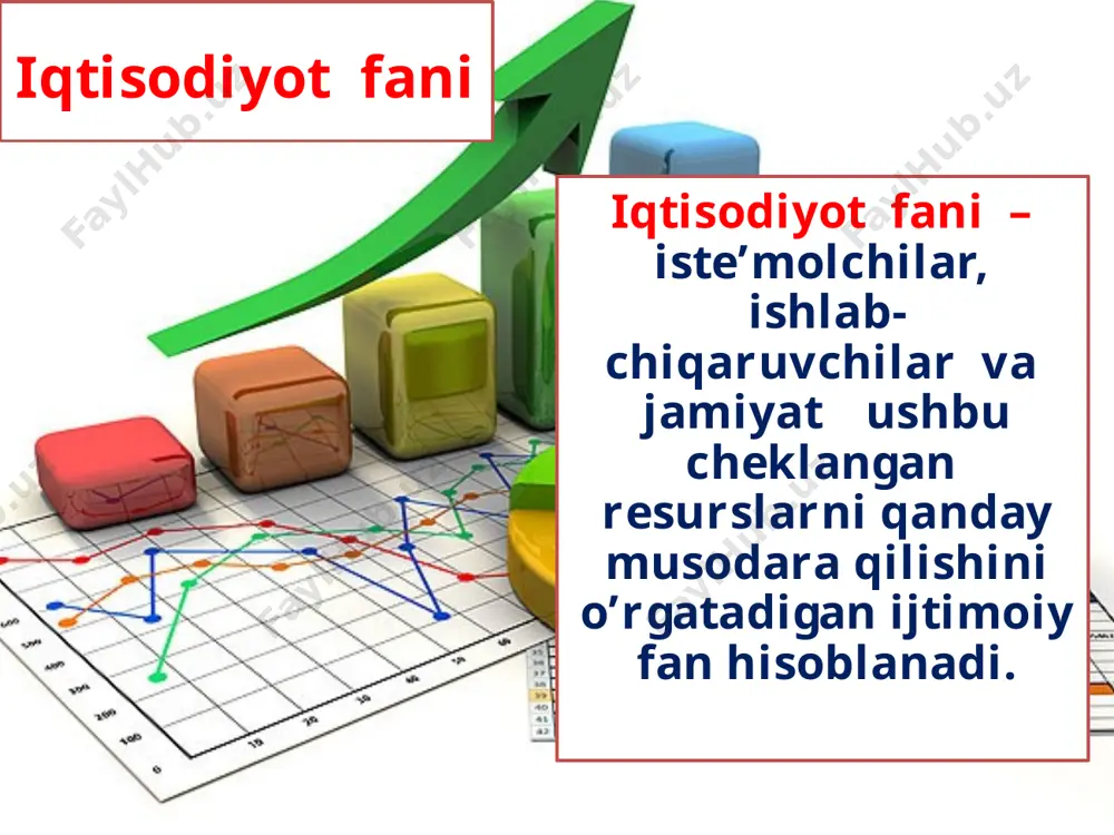 oddiy va murakkab mehnatni, zaruriy va qo‘shimcha mehnat hamda zaruriy va qo‘shimcha mahsulot tushunchalarini ajrata bildi. antuan monkreten siyosiy iqtisod grekcha so‘zdan olingan bo‘lib «politikos» - ijtimoiy, «oykos» - uy, uy xo‘jaligi, «nomos» - qonun degani. ya’ni uy yoki ijtimoiy xo‘jalik qonunlari ma’nosini beradi. 1575-1621 yillarda yashab, ijod qilgan fransuz iqtisodchisi antuan monkreten birinchi marta 1615 yilda «siyosiy iqtisod traktati» nomli kichik ilmiy asar yozib, bu fanni mamlakat miqyosida iqtisodiyotni boshqarish fani sifatida asosladi. iqtisodiy fanlarning shakllanishida asosiy g’oyaviy oqimlar merkantlizmning angliyadagi asosiy nazariyachisi tomas men (1571-1641) hisoblanib, shu oqim nuqtai nazdida davlatning ichki va tashqi siyosati asoslanadi. merkantalizm konsepsiyasi asosan proteksionizm siyosatiga tayanadi, ya’ni davlatning iqtisodiyotni boshqarishda qatnashishi, eksportning importdan yuqori bo‘lishi va boylikni ko‘paytirishni ta’minlashi zarurligiga e’tibor qaratadi. tomas mann (1571 – 1641) merkantilizm mafkurasini asosiy targ’ibotchilaridan hisoblanib . tovar, pul, foyda va capital orasidagi aloqadorlikning sababini topishga harakat qilgan. fiziokratiya grekcha so‘zdan olingan bo‘lib tarjimasi “tabiat hukmronligi” …