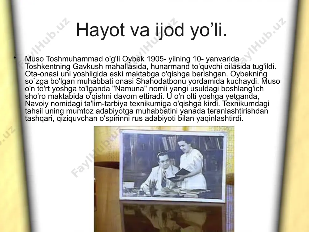 muso toshmuhammad o'g'li oybekning ijod yo`li va badiiy olami - Page 4