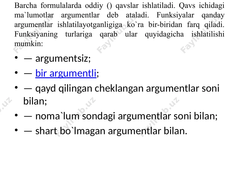 ib beradi. bittasini topsak, qolganlarini avtoto’ldirish orqali topamiz. average (срзнач) formulasi bunda berilgan sonlarning o’rta arifmetikasi topiladi.masalan,=average(срзнач)c2+d2+e2/3 qilib hosil qilinadi.yoki buni ham kerakli bo’lgan yacheykalarni belgilab,keyin среднее formulasini ustiga bossak ham sonlarni o’rta arifmetikasini hisoblab beradi.qolganlarini yana avtoto’ldirish orqali to’ldiramiz. ma’lumotlarni grafik va diagrammalar orqali tashkil etish. jadvaldagi ma’lumotlarni ko‘rgazmaliroq qilish uchun ko‘p hollarda grafiklar va diagrammalardan foydalaniladi. excel dasturidagi vositalar, elektron jadvaldagi ma’lumotlar asosida diagrammalarni yaratishga imkon beradi. diagrammalar va grafiklarni yaratish uchun, ma’lumotlar bazasi ko‘rinishidagi elektron jadvallardan foydalanish qulayroq. diagrammani qurishdan avval shu diagrammada ko‘rsatiladigan ma’lumotlarning diapazonini tanlash kerak bo‘ladi. agar bu diapazonga sarlavhali katakchalar kiritilsa, unda shu sarlavhalar diagrammada tushuntiruvchi yozuvlar sifatida ko‘rsatiladi. ma’lumotlar diapazoni tanlangandan keyin, «стандартная» (standart) uskunalar qatoridagi «мастер диаграмм» (diagramma ustasi) tugmasi yoki «вставка» menyusidan «диаграмма» buyrug‘i tanlanadi. 4.32-a- rasm 4.32-b- rasm 4.32-c- rasm 4.32-d- rasm «мастер диаграмм» diagrammani yaratishga tayyorlaydi va bir necha bosqichda ishlaydi. bir bosqichdan keyingisiga o‘tish uchun «далее» buyruq …