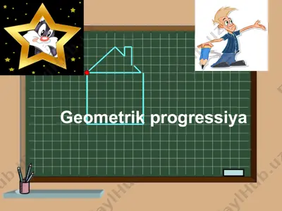 geometrik progressiya — PPT